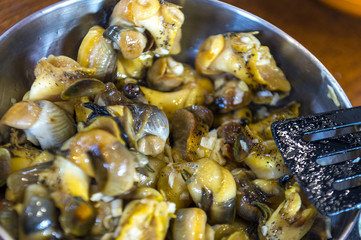 A Boiled wing shell fresh and yummy
