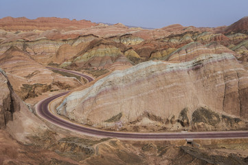 Danxia landform, Zhangye