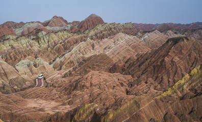 Danxia landform, Zhangye
