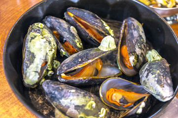 A Boiled wing shell fresh and yummy