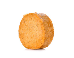 Vietnamese Pork Sausage fried on white background