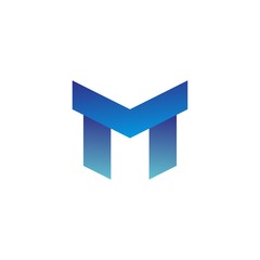M letter logo for brand and marketing
