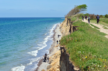 Radeln an der Steilk&uuml;ste Ahrenshoop
