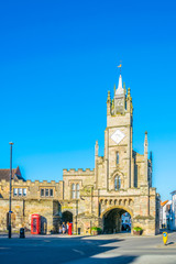 View of the eastgate in Warwick, England