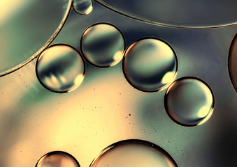  Nature background, abstract water drops macro.