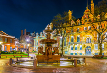 Night View Town Hall Leicester