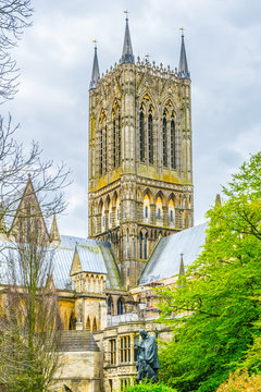 View Of The Lincoln Cathedral, England