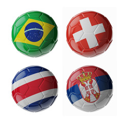 Fototapeta premium Football/soccer balls