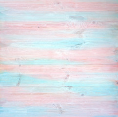 Fototapeta na wymiar Wooden background texture pink blue old vintage aged