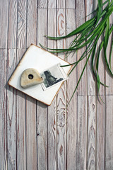 Wooden background texture old vintage aged flatlay  