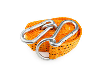 Towing rope isolated on white background