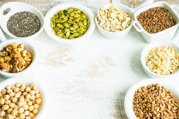 Organic food concept