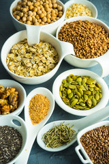 Organic food concept