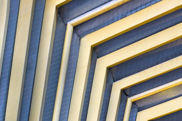 Obraz premium Abstract background of stripes of metal covered with paint 