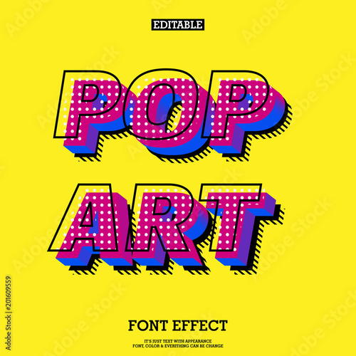 modern pop art font