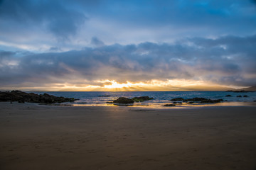 Tramonto sulla Spiaggia di Vigo