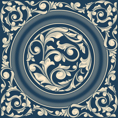 Ornate decorative vintage design