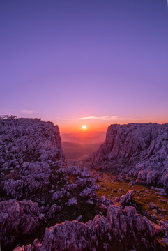 Puesta De Sol De Mirador Sierra Gorda