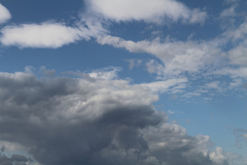 Obraz premium sommerlicher Wolken-Himmel