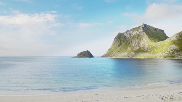 Haukland beach, Lofoten, Norway
