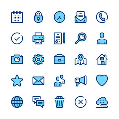 Basic line icons set. Modern graphic design concepts, simple symbols, elements, pictograms collection. Minimal thin line design. Premium quality. Pixel perfect. Vector outline icons