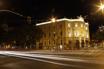 Casa de America de Madrid nocturno