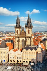 Fototapeta premium Church of Our Lady before Týn