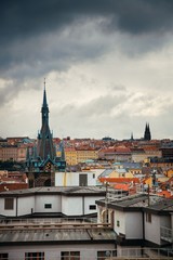 Obraz premium Prague skyline rooftop view