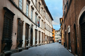 Fototapeta na wymiar Lucca street view