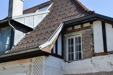 alte Villa, Umbau, Baustelle