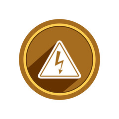 Electricity danger icon