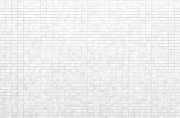 White brick tile wall or White tile floor seamless background and texture..