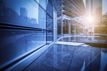 Contemporary Architecture Office Building Cityscape Personal Perspective Concept