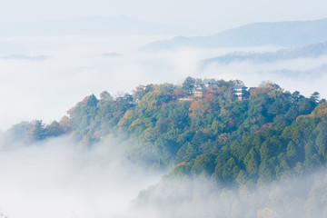 雲海の備中松山城
