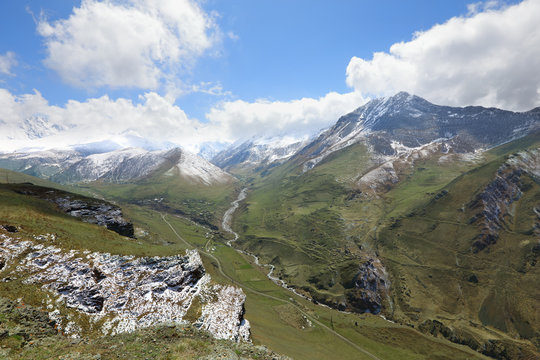 Digor gorge in North Ossetia-Alania, Russia