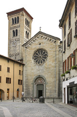 Church of San Fedele in Como. Italy