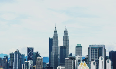Fototapeta na wymiar Petronas Tower Kuala Lumpur