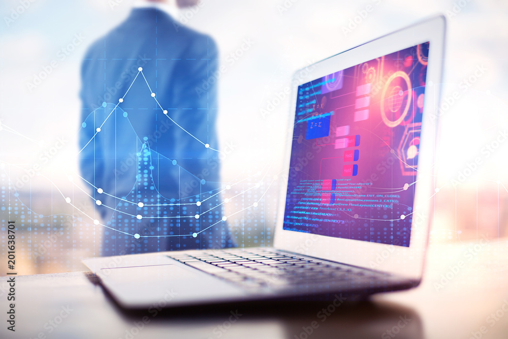 Poster Software and coding concept