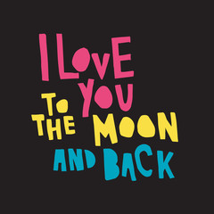 love moon back color bl