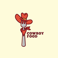Cowboy food logo