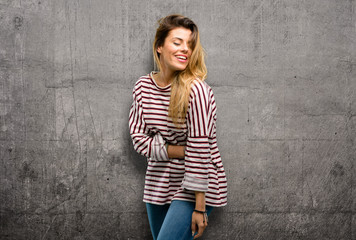 young cool woman posing