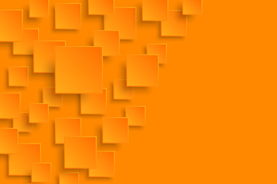 Vector Orange Modern Abstract Background.