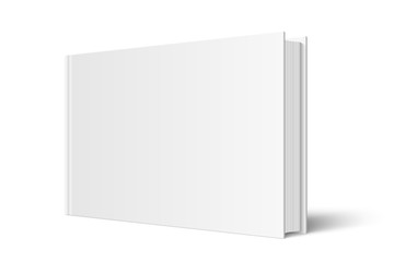 Vector mock up of standing book