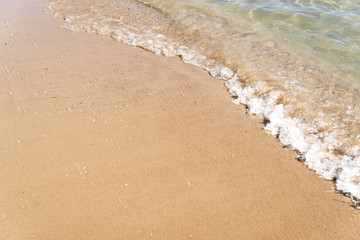 Beach sand and sea