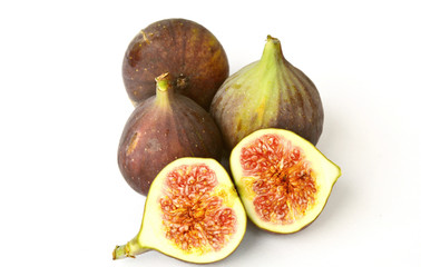 figs with white background.
One of the most impressive nutrients in fresh figs is its fiber