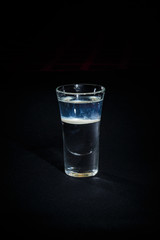 cocktail on a black background
