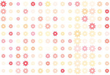 Abstract colored star shape pattern. Geometric, surface, effect & canvas.