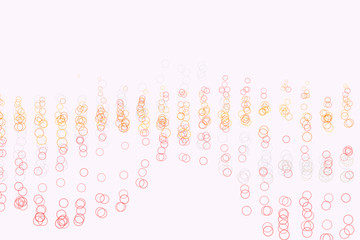 Conceptual background circles, bubbles, sphere or ellipses pattern for design. Surface, vector, geometric & illustration.
