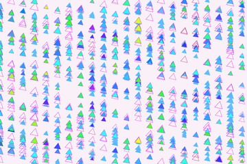 Abstract conceptual triangle pattern. Decoration, art, illustration & drawing.