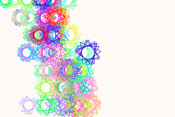 Abstract conceptual star pattern. Texture, wallpaper, digital & decoration.